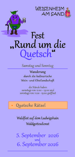 Fest Rund um die Quetsch